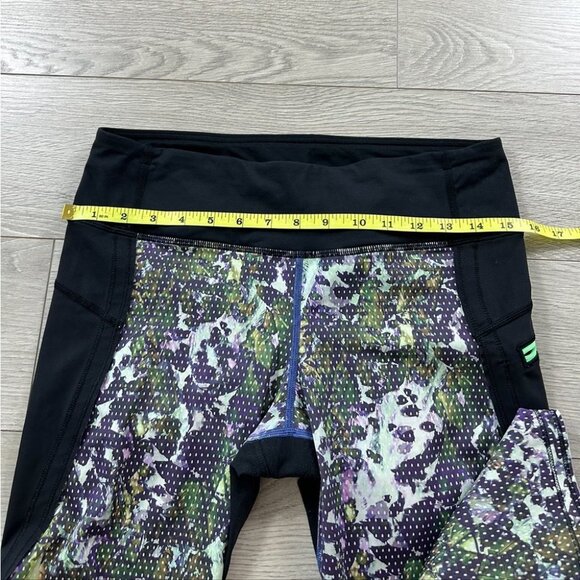 Lululemon Run Top Speed Crop Legging Full On Luxtreme Floral Sport White Multi - Picture 9 of 12